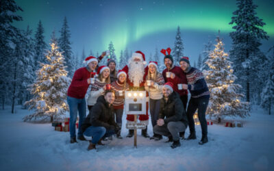 Photobooth Noël au Pôle Nord