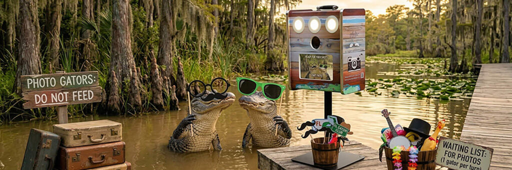 photobooth crocodile animation originale événement Marseille