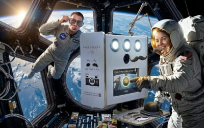 Photobooth Marseille : notre borne photo est partie dans l’espace 🚀
