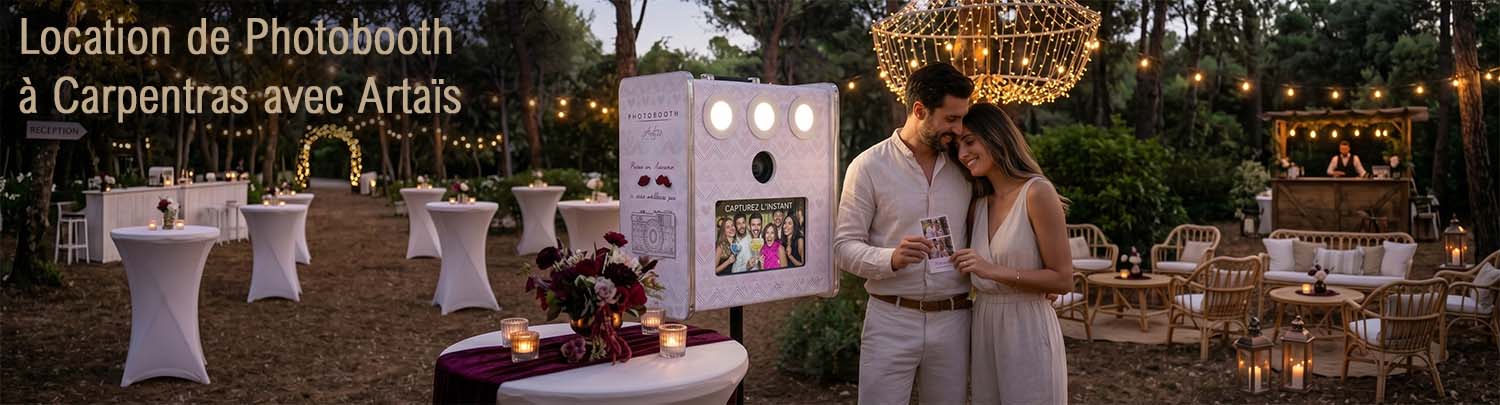 location photobooth Carpentras