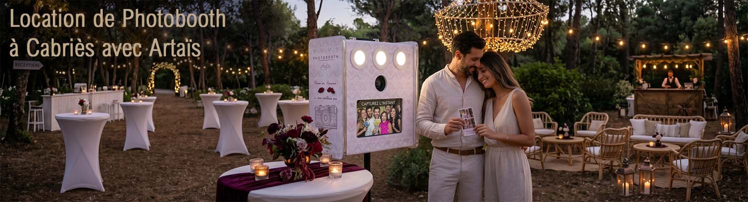 location photobooth Cabries