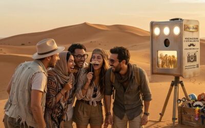 Photobooth rallye désert : des souvenirs au cœur des dunes