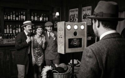 Photobooth soirée rétro : une animation élégante et intemporelle